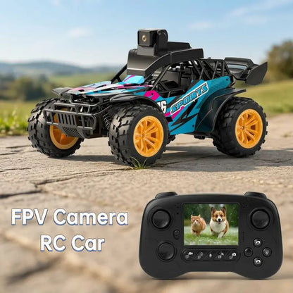 Unisex 2.4GHz FPV Camera Off-Road RC Truck with 2.8" LCD Screen and LED Lights