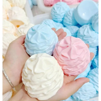 6-Piece Crunchy ASMR Sensory Fidget Balls, Interlocking Brick Filled Anti-Stress Squishy Toys