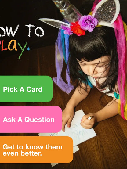 Kids Edition Conversation & Activity Cards - 150 Meaningful Questions for Families and Teens