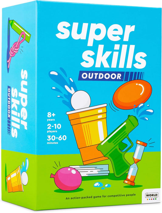 Outdoor Yard Game with 120 Challenges - Summer Backyard Water Party for Kids, Teens & Adults