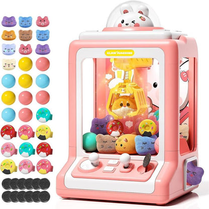 Mini Claw Machine for Kids with Music and 35 Toys - Electronic Arcade Game