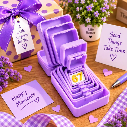 Multi-Layer 3D Printed Nesting Prank Gift Box - Funny Unboxing Experience for Kids and Teens