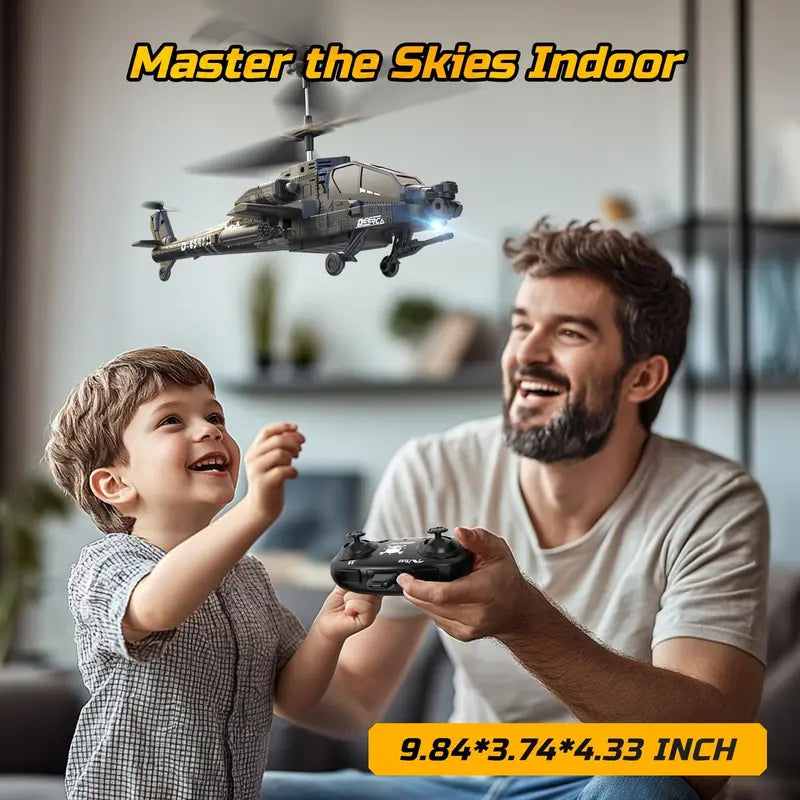 2.4GHz Remote Controlled Helicopter with LED Lights and Altitude Hold - 26 Mins Flight Time