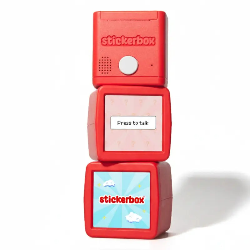 AI-Powered Voice-Activated Mini Thermal Printer for Kids 5+, DIY Scrapbooking Tool with 3 Paper Rolls