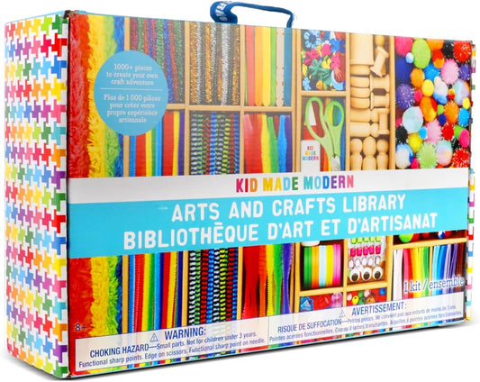 DIY Arts and Craft Kit - 3.8 Pounds of Hobby Supplies for Kids Age 4-12