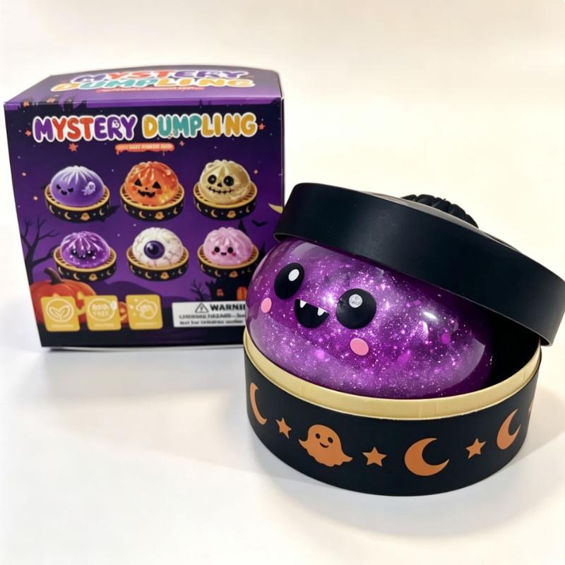 Halloween Scary Ghost Squeeze Toy Set - Portable Stress Relief Party Favors