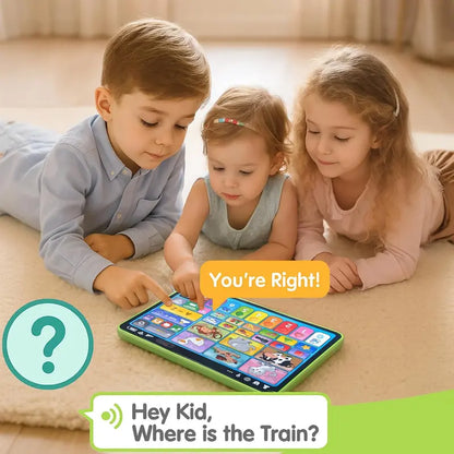 Unisex Trilingual Toddler Learning Tablet - Ergonomic Educational Toy for Ages 1-3, 4 Modes