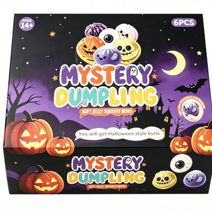 Halloween Scary Ghost Squeeze Toy Set - Portable Stress Relief Party Favors