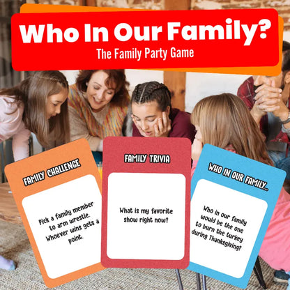 Hilarious Family Party Game - Trivia, Most Likely To & Head-to-Head Challenges