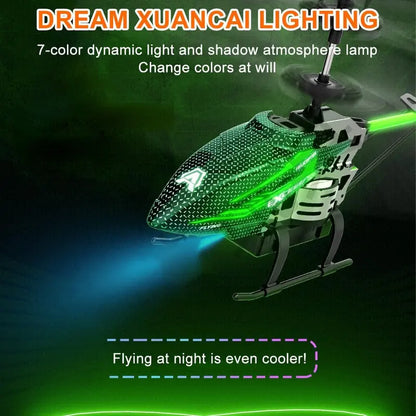 2.4G RC Helicopter with LED Light, 3.5 Channel Gyro and Altitude Hold for Kids