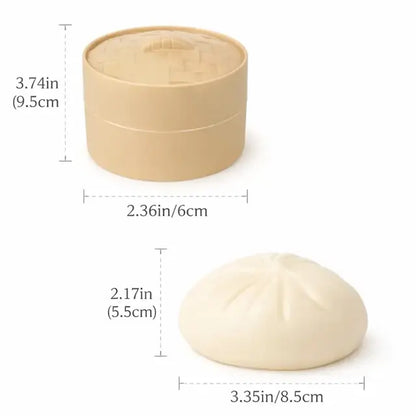 Mystery Dumpling Squeeze Toy 3-Pack – 3 Sealed Mystery Squishies, Random Fun Editions