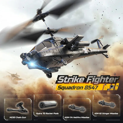 2.4GHz Remote Controlled Helicopter with LED Lights and Altitude Hold - 26 Mins Flight Time
