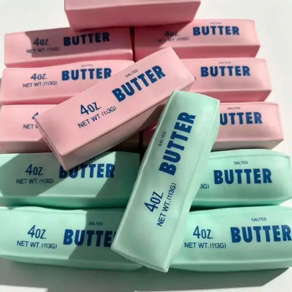 Crunchy Sound Butter Bar Squishy Fidget Toy, Soft Squeeze Sensory Stress Relief Tool for Teens and Adults