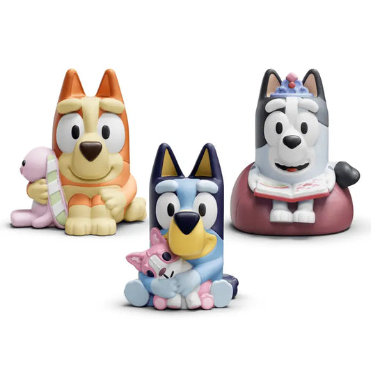 Interactive Audio Character 3-Pack - Heeler Family Dog Figurines for Screen-Free Storytelling