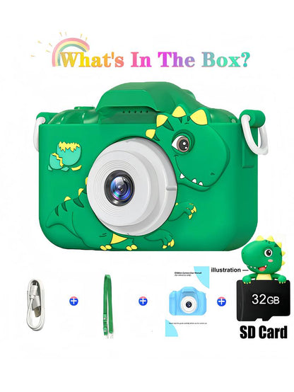 Kids Rechargeable Digital Camera with Selfie Mode, HD Video, and Silicone Case