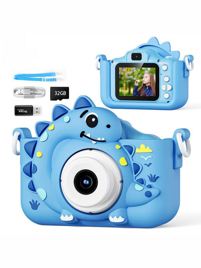Kids Rechargeable Digital Camera with Selfie Mode, HD Video, and Silicone Case