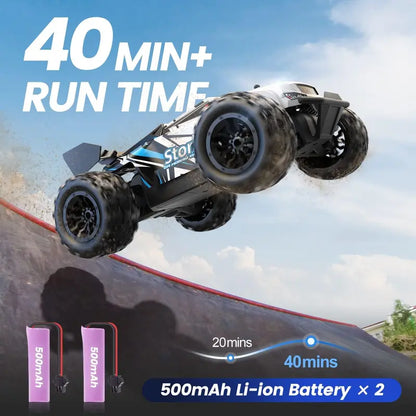 2.4GHz RC Crawler Car All Terrain Off Road Remote Control Truck Toy with LED Lights