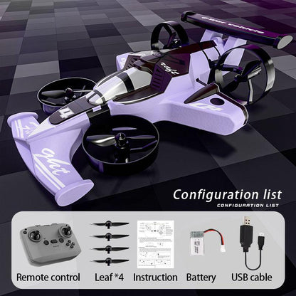 2-in-1 Remote Control Car & Plane Combo Toy with 360-Degree Drift Tires