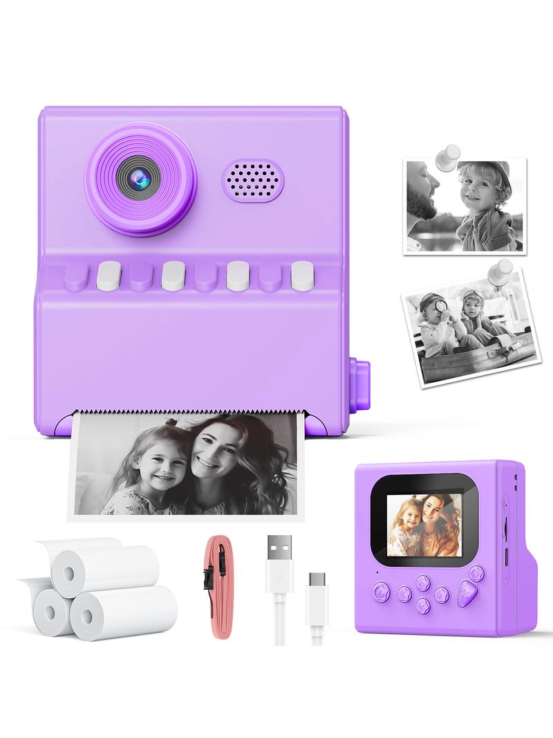 Kids Rechargeable Digital Camera with Selfie Mode, HD Video, and Silicone Case