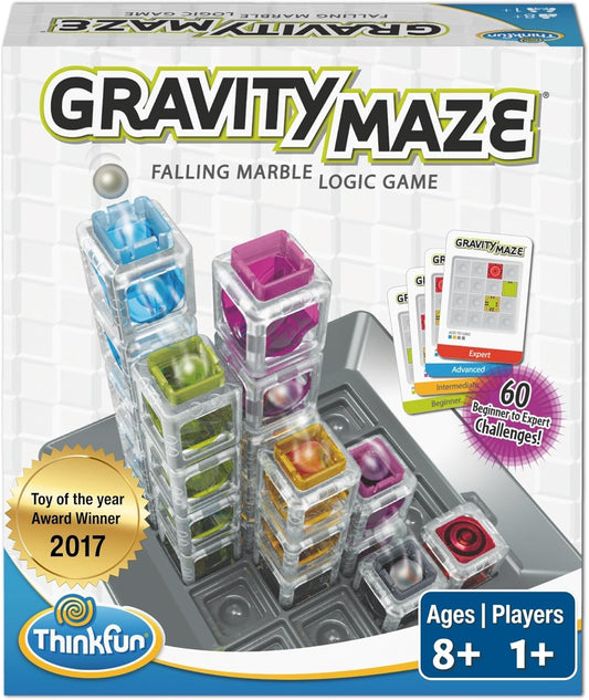 Gravity Maze Marble Logic Game - STEM Educational Toy for Kids Ages 8-12