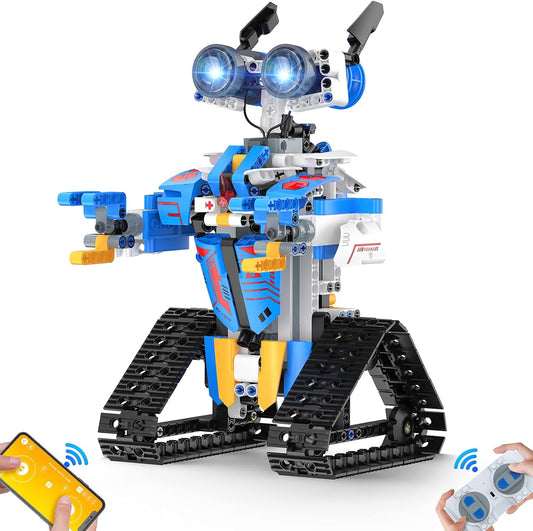 Remote Control Robot Building Kit - 468+ Pcs STEM Projects for Kids Ages 8-16