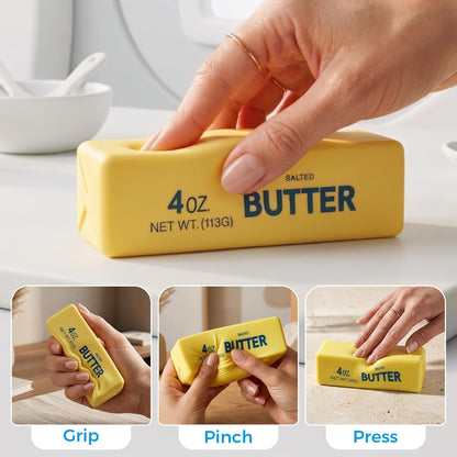 Butter Squishy Stick - Soft Slow Rising Squeeze Toy for Stress Relief and Office Desk Fidgeting
