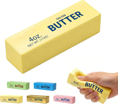 Butter Squishy Stick - Soft Slow Rising Squeeze Toy for Stress Relief and Office Desk Fidgeting