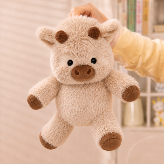 Adorable Galloping Bovine Plush Toy - Ultra-Soft Stuffed Animal for Kids and Collectors