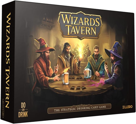 Wizards Tavern Drinking Card Game for Adults 21+ - Fantasy Strategy Party Game for 2-8 Players