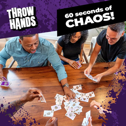 Rock Paper Scissors Card Game - Fast-Paced Party Game for 2-8 Players, Ages 7+