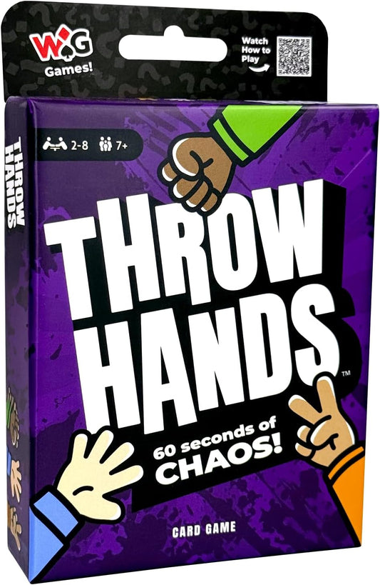 Rock Paper Scissors Card Game - Fast-Paced Party Game for 2-8 Players, Ages 7+